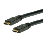 Value 14993454 HDMI cable 25 m HDMI Type A (Standard) Black