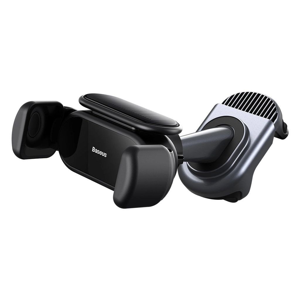 157603 BASEUS Tesla Model 3/Y phone holder with solar panel - black