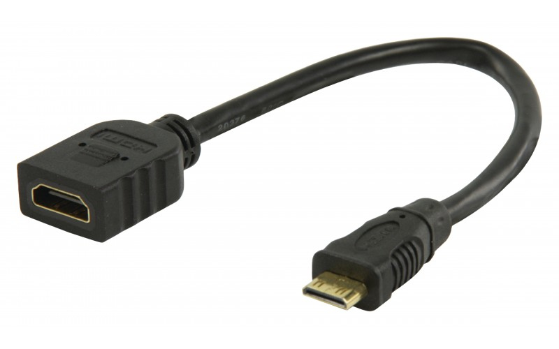 Mercodan 565067 HDMI cable 0.2 m HDMI Type C (Mini) HDMI Type A (Stand