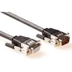 ACT 3 meter High Performance VGA verlengkabel male-female met metalen kappen