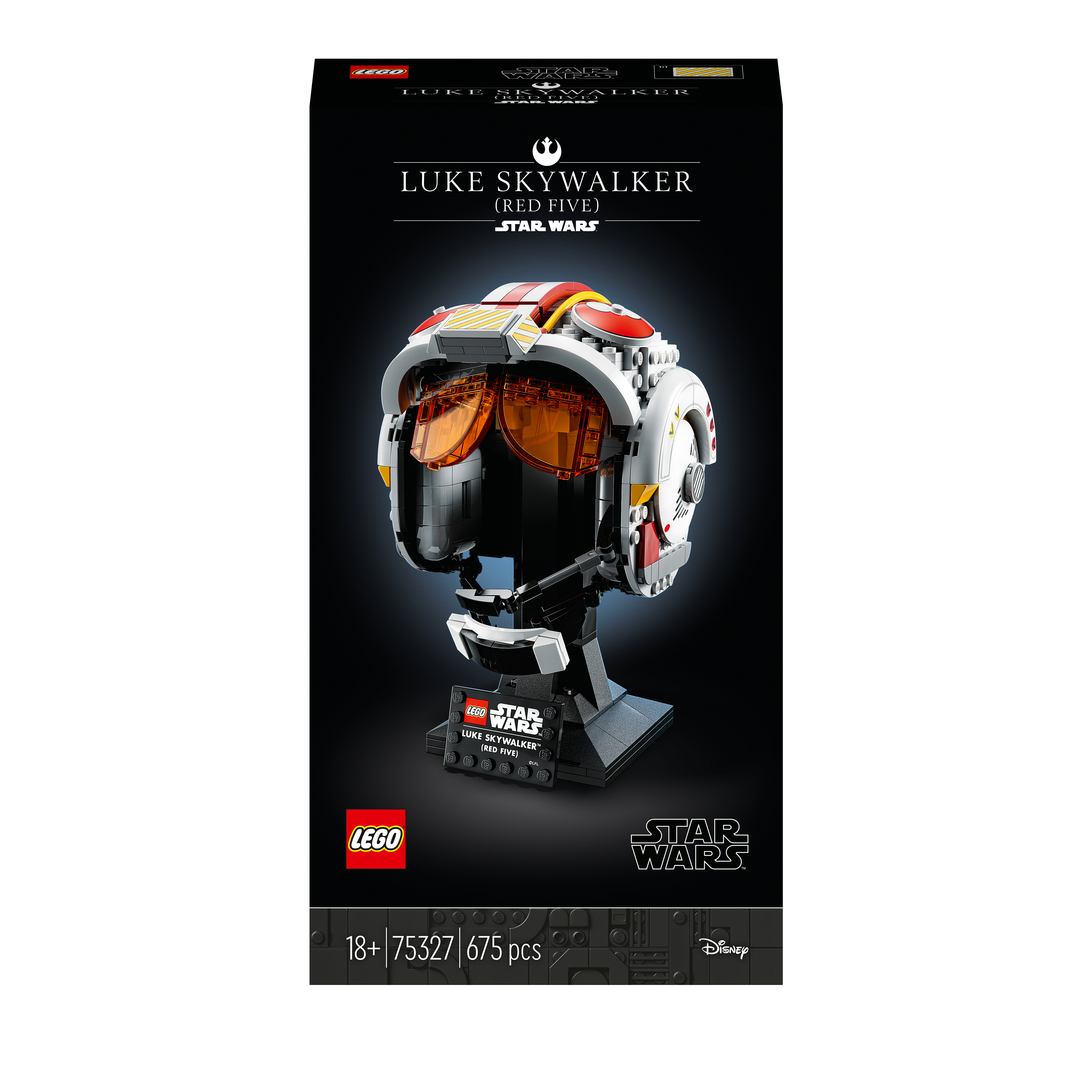 Image of LEGO Star Wars Helm von Luke Skywalker– Rot Fünf 75327