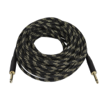 Monoprice 601450 audio cable 600" (15.2 m) 6.35mm TS Black, Gold