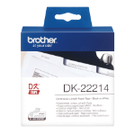 Brother DK-22214 DirectLabel Etikettes white 12mm x 30,48m for Brother P-Touch QL/700/800/QL 12-102mm/QL 12-103.6mm