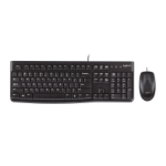 Logitech 920-002565 keyboard Mouse included Office USB English Black