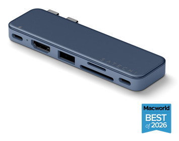 Satechi ST-HUSNB interface hub USB Type-C 5000 Mbit/s Indigo