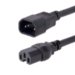 StarTech.com H1415-10F-POWER-CORD power cable Black 120.1" (3.05 m) C14 coupler C15 coupler