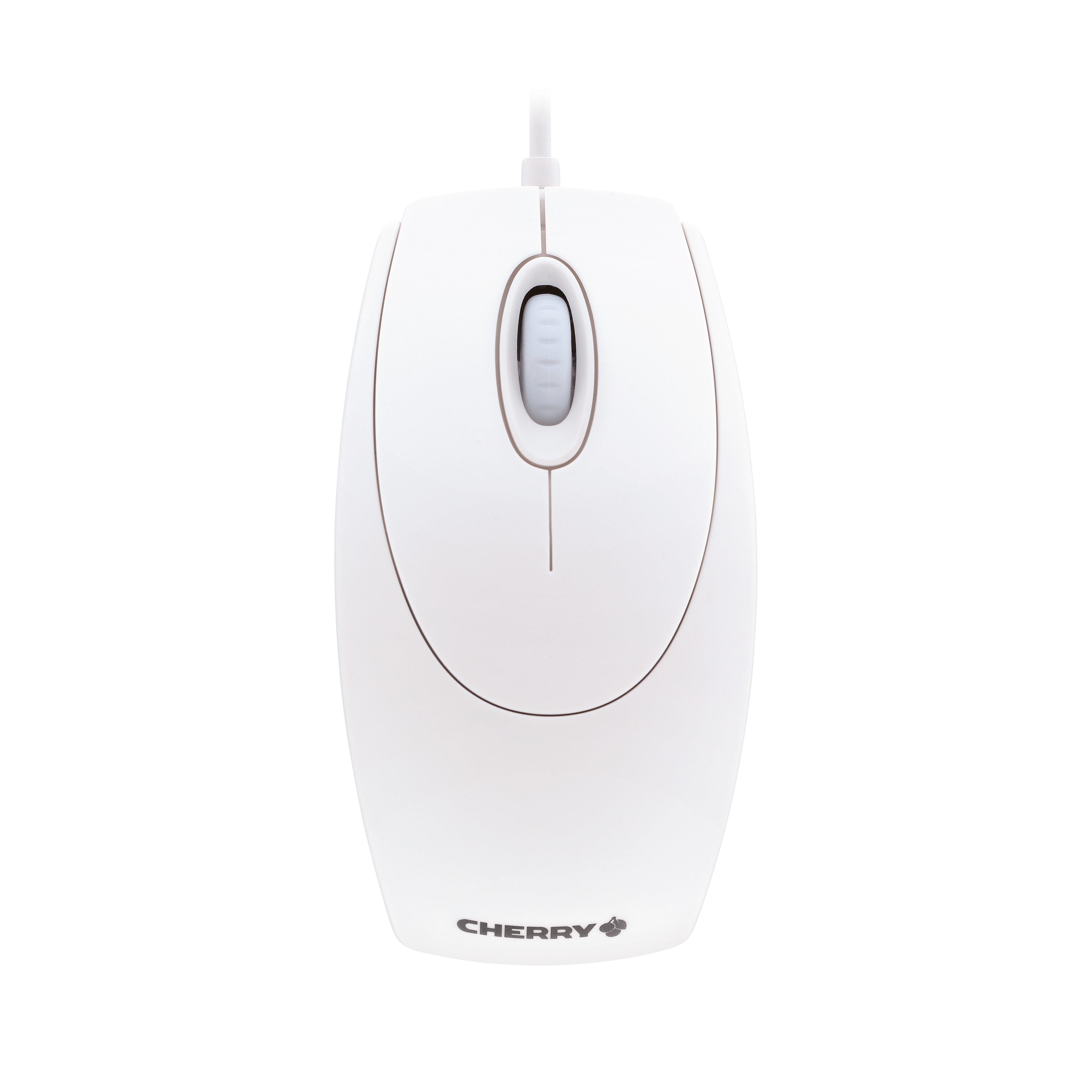 Image of CHERRY WHEELMOUSE OPTICAL Corded Mouse, Pale Grey, PS2/USB