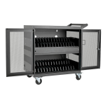 Tripp Lite CSC32USB portable device management cart/cabinet Black