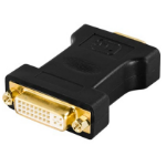 Deltaco DVI-6 cable gender changer VGA Black