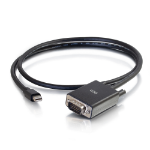 C2G 6ft (1.8m) Mini DisplayPortTM Male to VGA Male Active Adapter Cable - Black