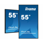 iiyama LH5541UHS-B2 Signage Display Kiosk design 138.7 cm (54.6") LCD 500 cd/m² 4K Ultra HD Black Built-in processor 18/7
