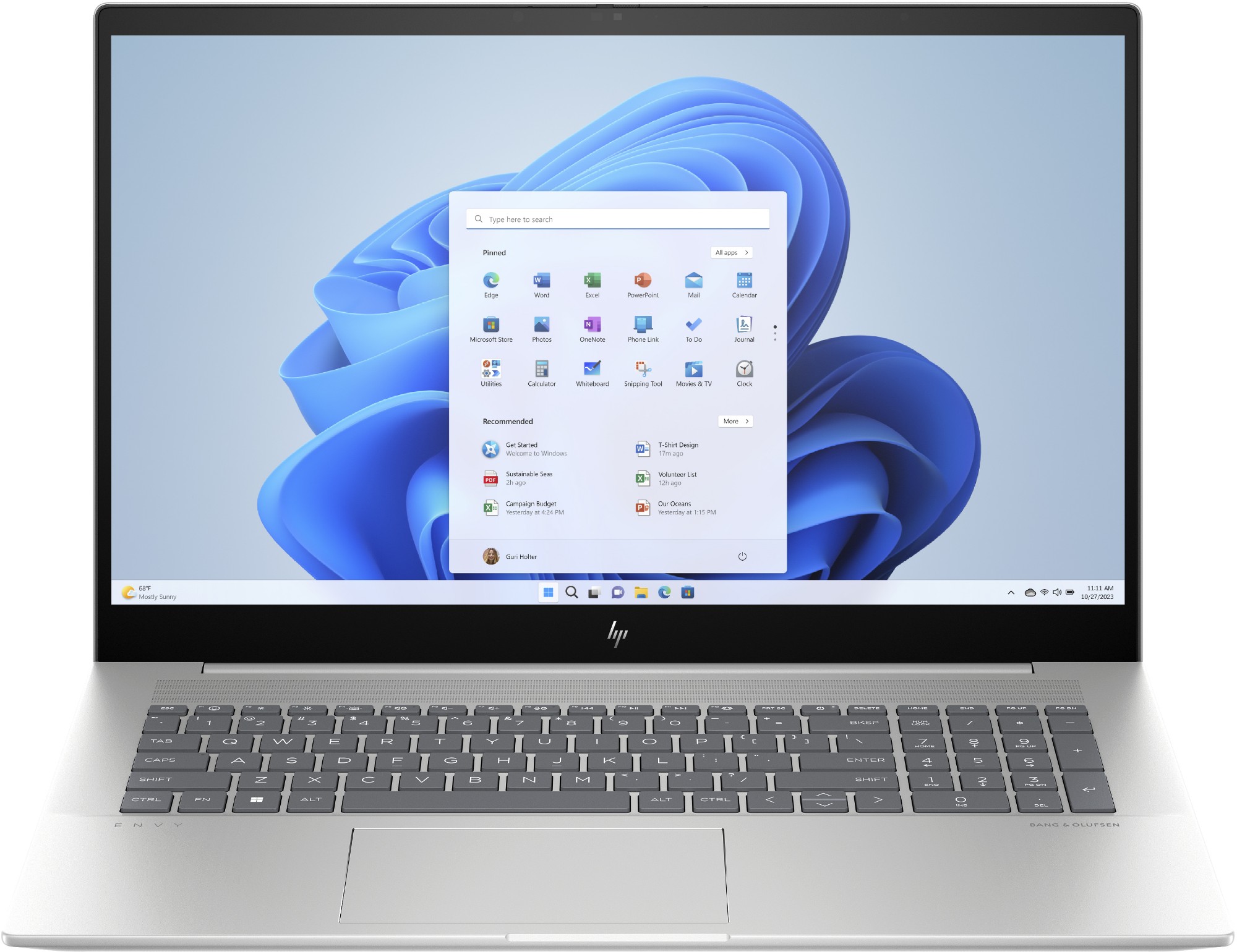 Envy Laptop 17-cw0003na, Windows 11 Home,?17.3",?Intel? Core? i5,?16GB RAM,?512GB SSD,?FHD,?Natural silver