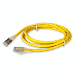 AddOn Networks ADD-10FCAT6AS-YW-TAA networking cable Yellow 3.05 m Cat6a