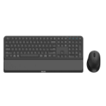 Philips 6000 series SPT6607B/21 keyboard Mouse included Universal RF Wireless + Bluetooth Black