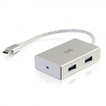 C2G 29827 interface hub USB 3.2 Gen 1 (3.1 Gen 1) Type-C 5000 Mbit/s Silver