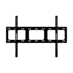 Yealink MB-WallMount-650 165.1 cm (65") Black