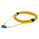 AddOn Networks ADD-LC-LC-MB20M9SMF-SLBL fibre optic cable 20 m OFNR OS2 Yellow