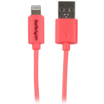 StarTech.com 1m (3ft) Pink Apple 8-pin Lightning Connector to USB Cable for iPhone / iPod / iPad