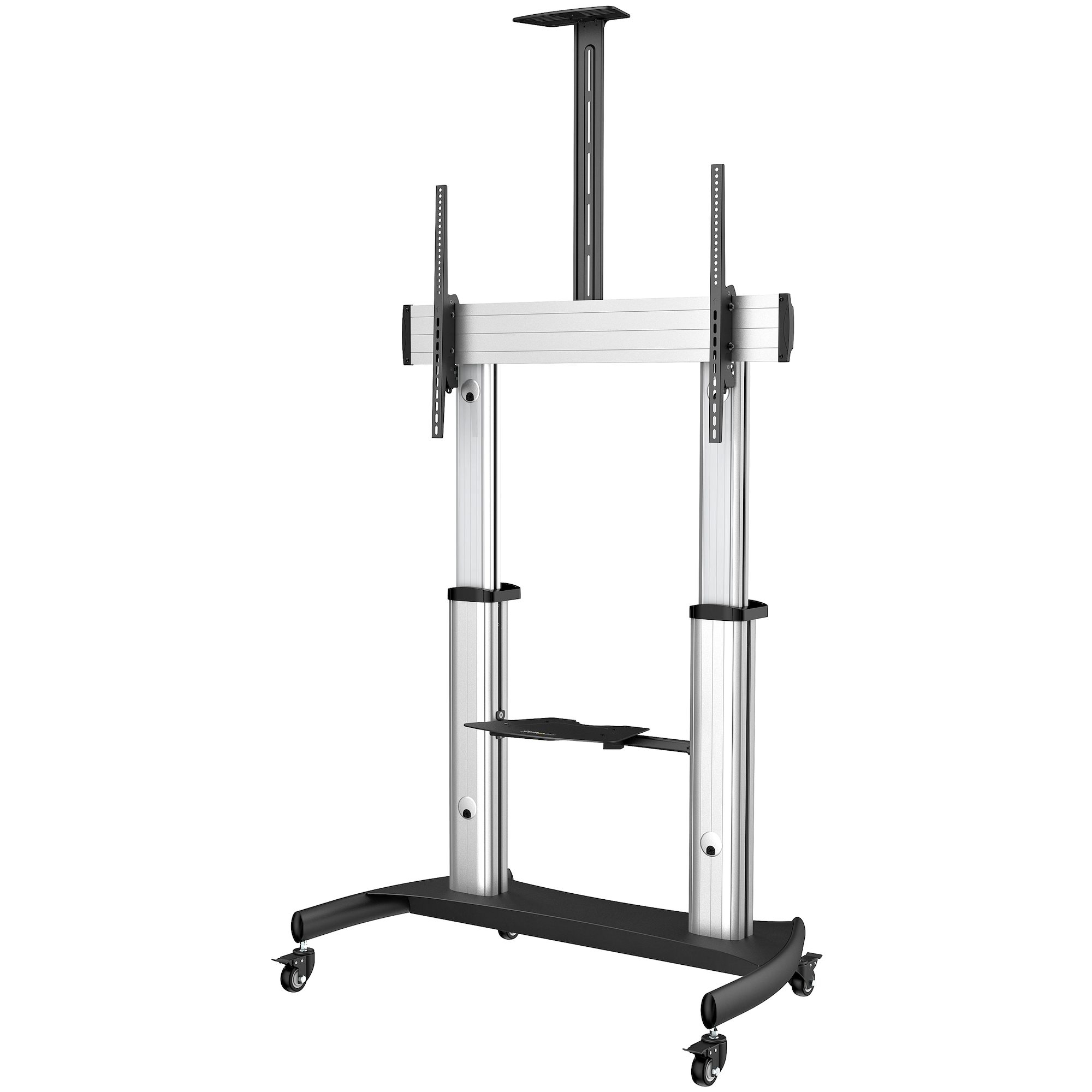 Image of StarTech.com Mobile TV Stand - Heavy Duty TV Cart for 60-100"...