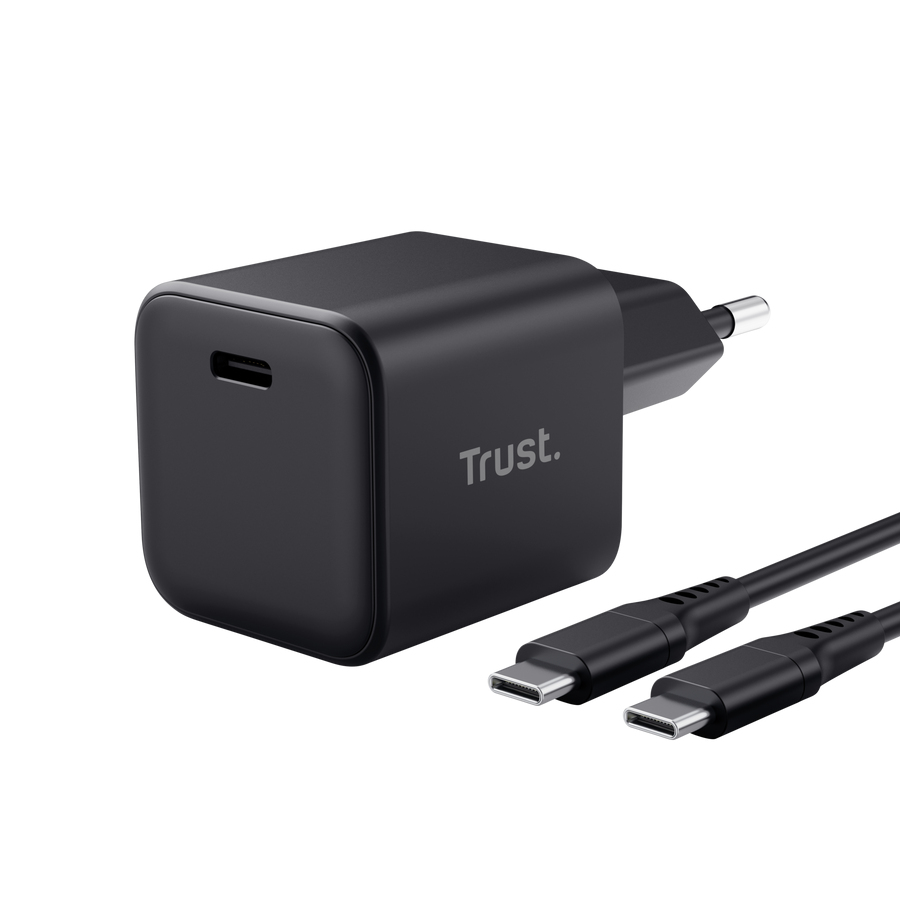 Trust 26046 mobile device charger Universal Black AC Fast charging Ind