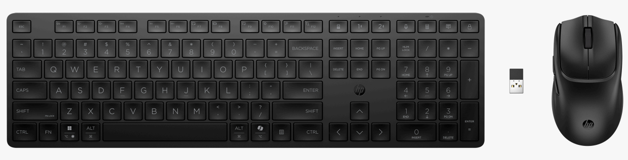 HP Multi-Device Dual-Mode Mouse and Keyboard Combo 495C