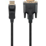 Goobay DisplayPort/DVI-D Adapter Cable 1.2, gold-plated, 1 m