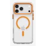 Spigen Ultra Hybrid Optik S (Mag Fit) mobiele telefoon behuizingen 17,5 cm (6.9") Hoes Transparant, Oranje