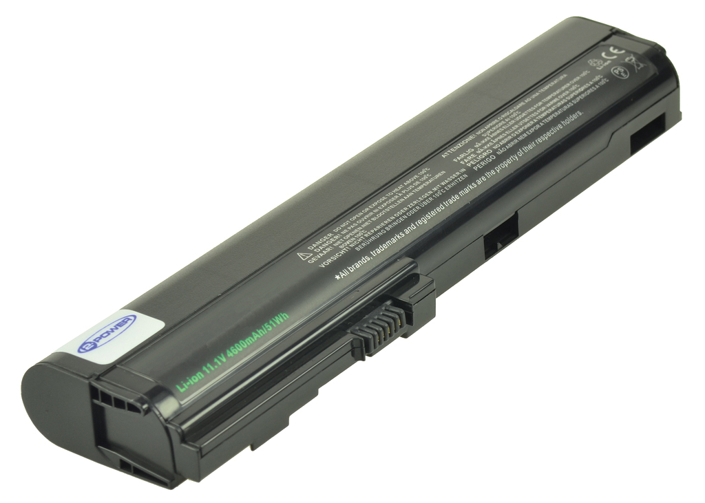 HP Batterie ordinateur portable 632016-542 pour (entre autres) HP EliteBook 2560p - 5200mAh
