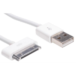 Akyga AK-USB-08 USB cable 1 m USB 2.0 USB A Micro-USB B/Lightning/Apple 30-pin White