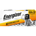 Energizer Industrial Alkaline AAA Battery Pack of 10