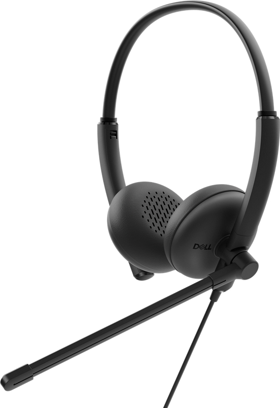 DELL WH125 Headset Wired Head-band Calls/Music USB Type-C Black