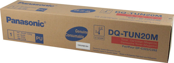 Panasonic DQ-TUN20M Toner magenta, 20K pages for Panasonic DP-C 262