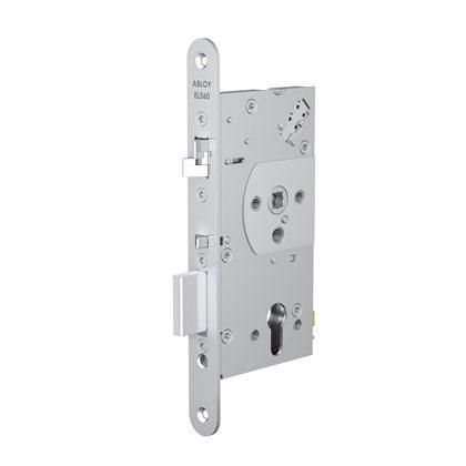 High security DIN standard  handle controlled lock, fail  locked H427and fail unlocked, solid spindle, 65mm backset thumbnail
