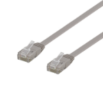 Deltaco TP-60-FL networking cable Grey 0.5 m Cat6 U/UTP (UTP)