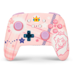 PowerA Enhanced Wireless Controller for Nintendo Switch - Princess Peach Plaid