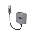 Sitecom MD-1007 lecteur de carte mémoire USB 2.0 Noir, Gris