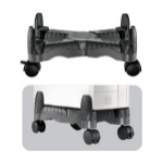Ergoguys CS003M multimedia cart/stand Black