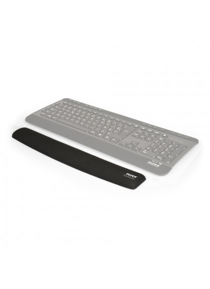 Image of Port Designs 900718 wrist rest Gel, Polyester, Rubber, Silicone Black