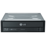 LG BH16NS55.AHLR10B optical disc drive Internal Black Blu-Ray DVD Combo