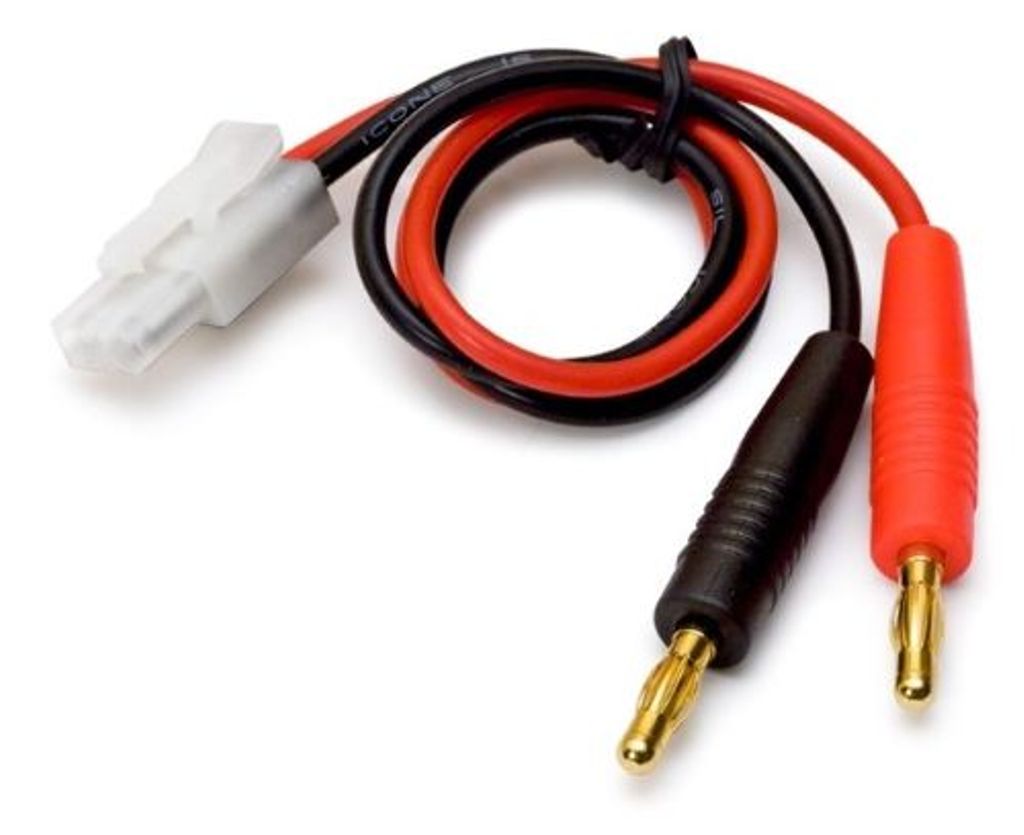 EU Product - Charging cable Tamiya with 4mm banana contacts