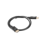 Lanberg CA-DPDP-10CC-0010-BK DisplayPort kabel 1 m Zwart