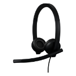 Logitech H570e - Headset - on-ear - wired - USB-C - Certified for Microsoft Teams