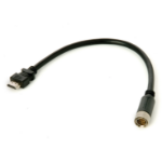 Kindermann 7487000105 video cable adapter 0.35 m 19-pin circular HDMI Type A (Standard) Black
