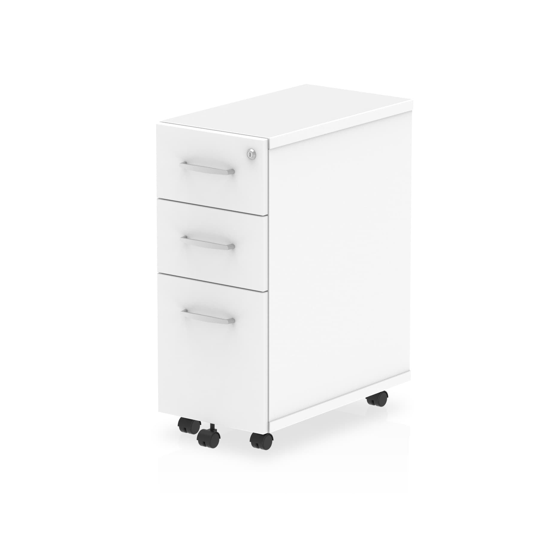 Photos - Storage Сabinet Dynamic I001655 office drawer unit White Melamine Faced Chipboard (MFC 