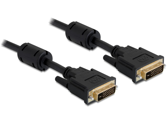 Image of DeLOCK Cable DVI 24+5 male > DVI 24+5 male 3 m black