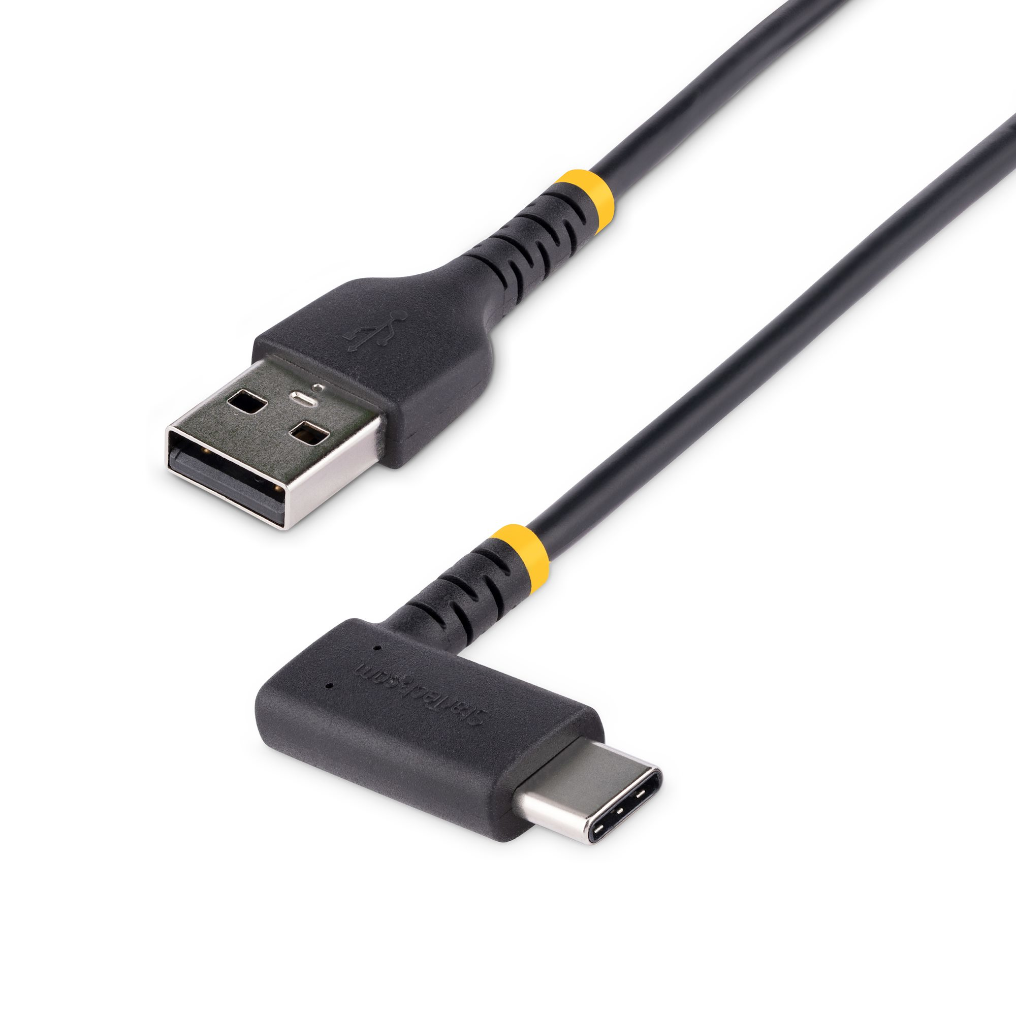 1.6ft (50cm) Rugged Right Angle USB-C Cable, USB 3.2 Gen 2 (10 Gbps),  Full-Featured USB C to C Data transfer Cable, 4K 60Hz DP Alt Mode, 100W  Power