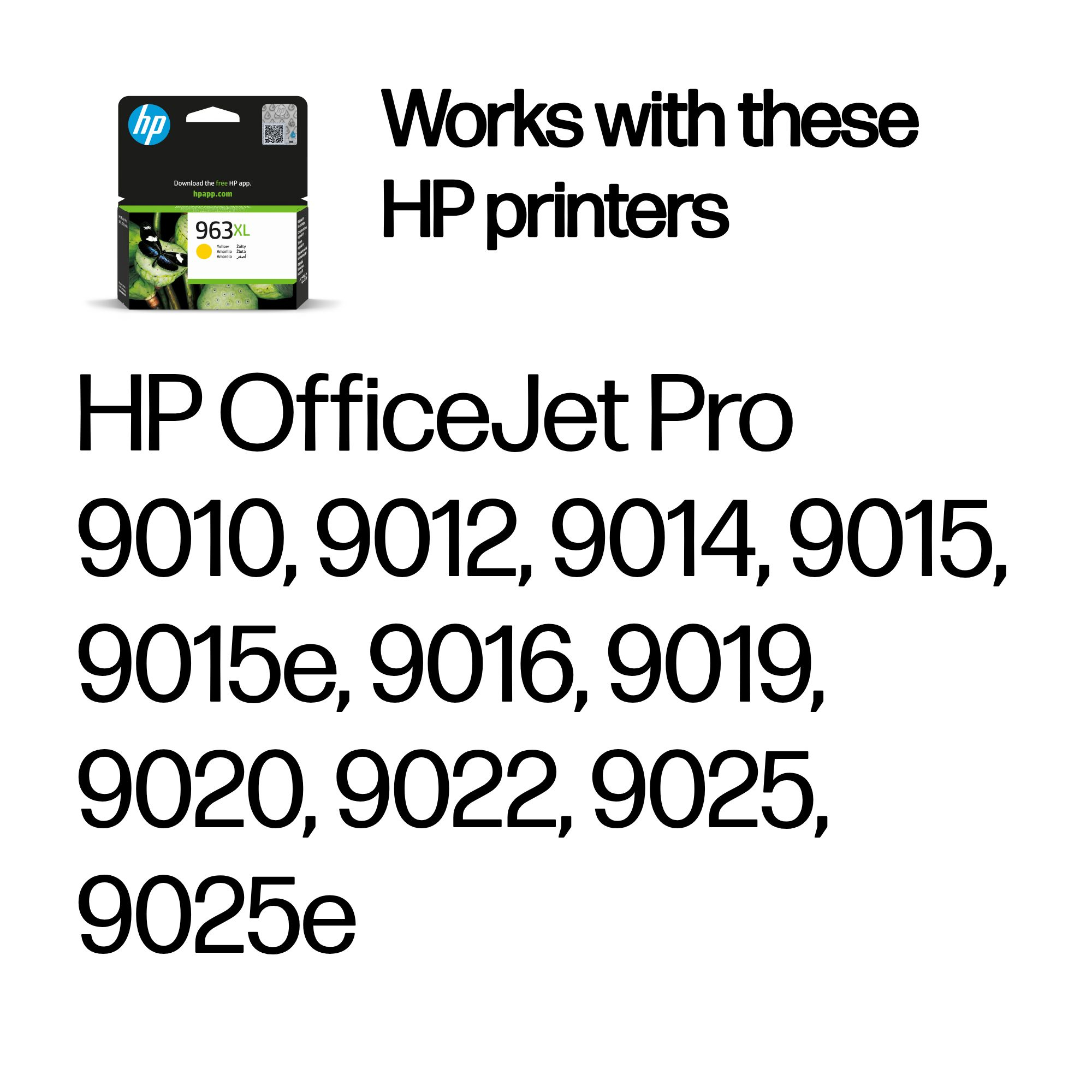 HP 963XL Original Ink Cartridge High Yield Yellow 3JA29AE