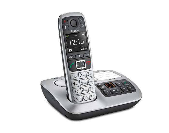 Image of Gigaset E560A DECT telephone Caller ID Black, Silver