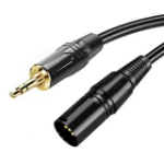 JLC 3.5mm (male) to 3 Pin XLR (male) Cable - 1M - Black