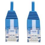 Tripp Lite N261-UR6N-BL networking cable Blue 7.87" (0.2 m) Cat6a U/UTP (UTP)